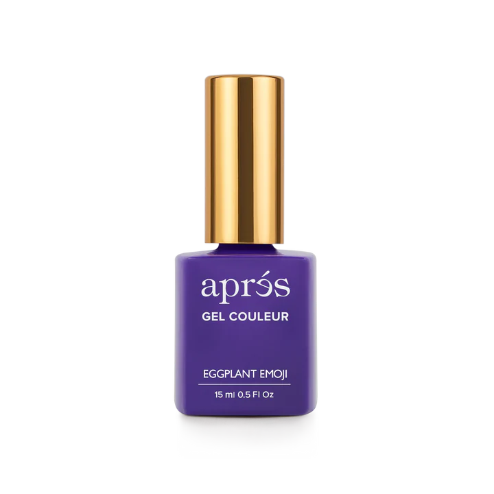 nail polish drawbridge legend-APRES - 336 Eggplant Emoji Gel Couleur