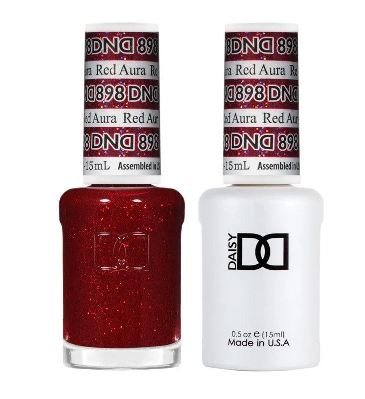 nail polish martini hearth-DND GEL 898 RED AURA