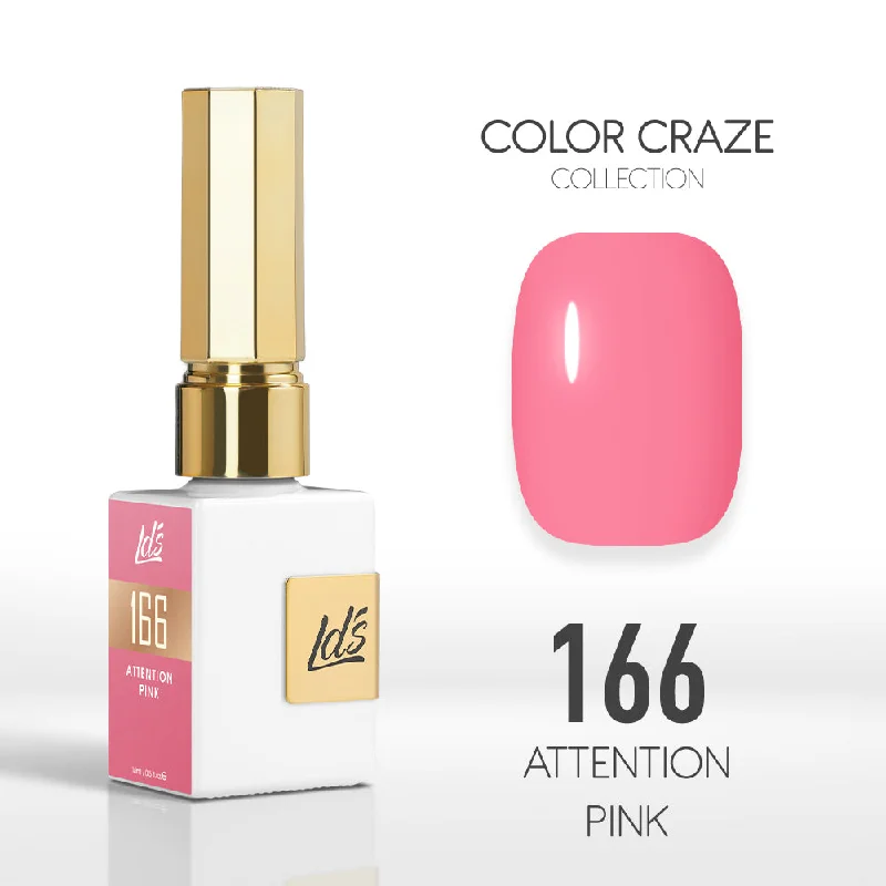 nail polish barrel lagoon-LDS Color Craze Gel Nail Polish - 166 Attention Pink - 0.5oz