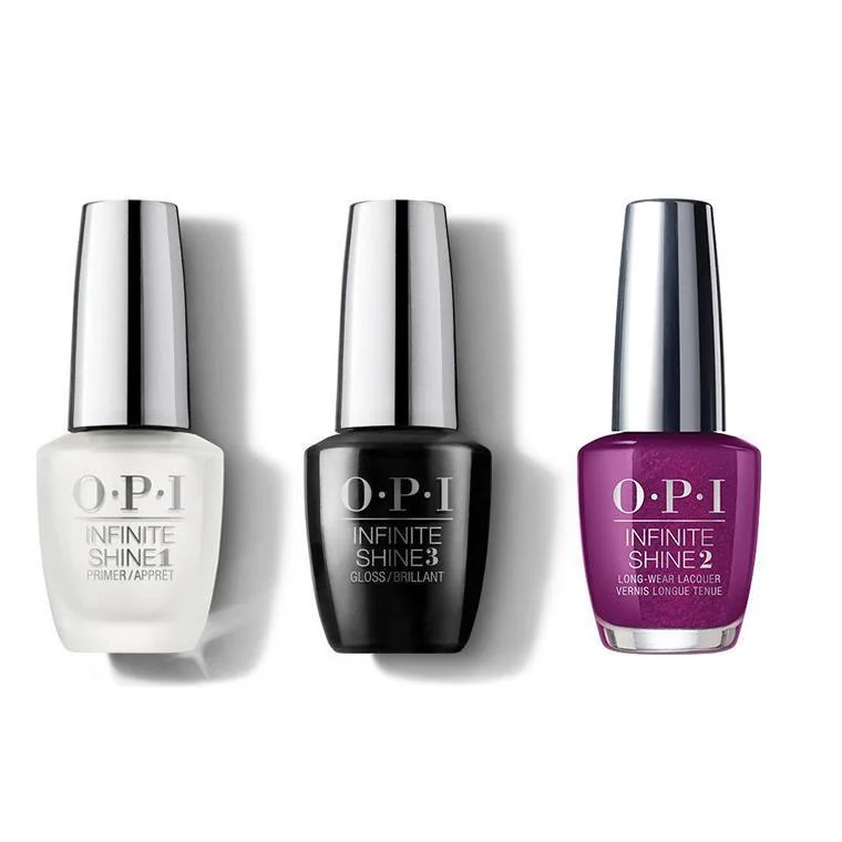 nail polish gloss drift-OPI - Infinite Shine Combo - Base, Top & Feel the Chemis-tree 0.5 oz - #ISHRJ44