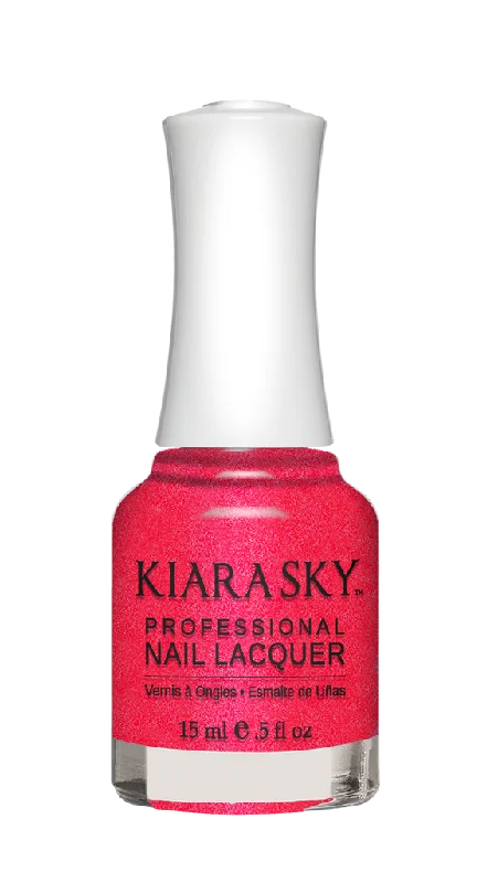 nail polish shawl linen-Kiara Sky Nail Lacquer - N451 Pink Up The Pace