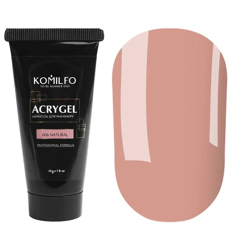 nail repair cream benefits-Komilfo AcryGel 006 Natural