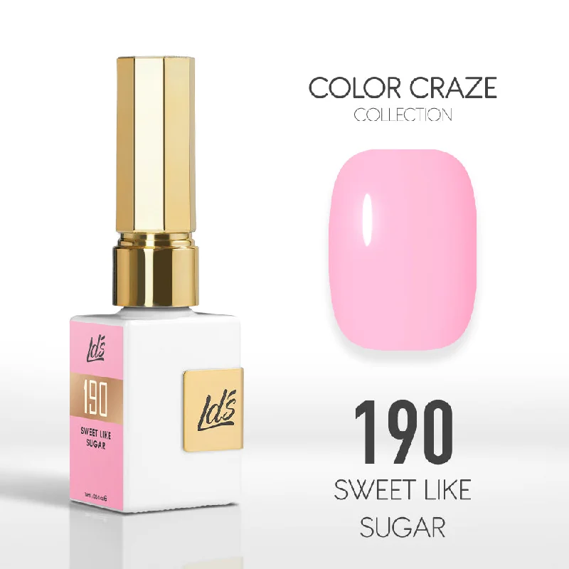 nail polish brook model-LDS Color Craze Gel Nail Polish - 190 Sweet like Sugar - 0.5oz