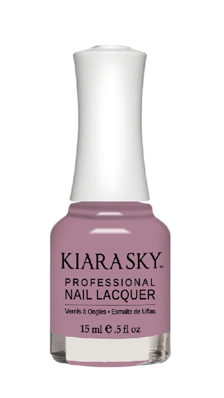 nail polish mantle stripe-Kiara Sky Nail Lacquer - N597 Mauve A Lil' Closer