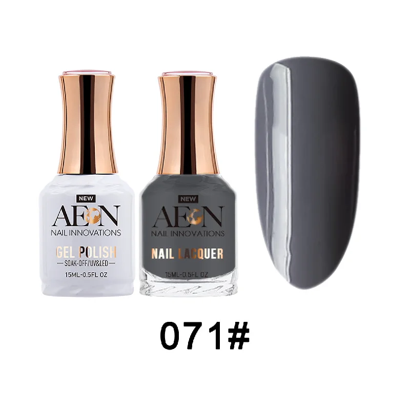 nail polish route crown-Aeon Gel & Lacquer - Steel My Heart  - #71