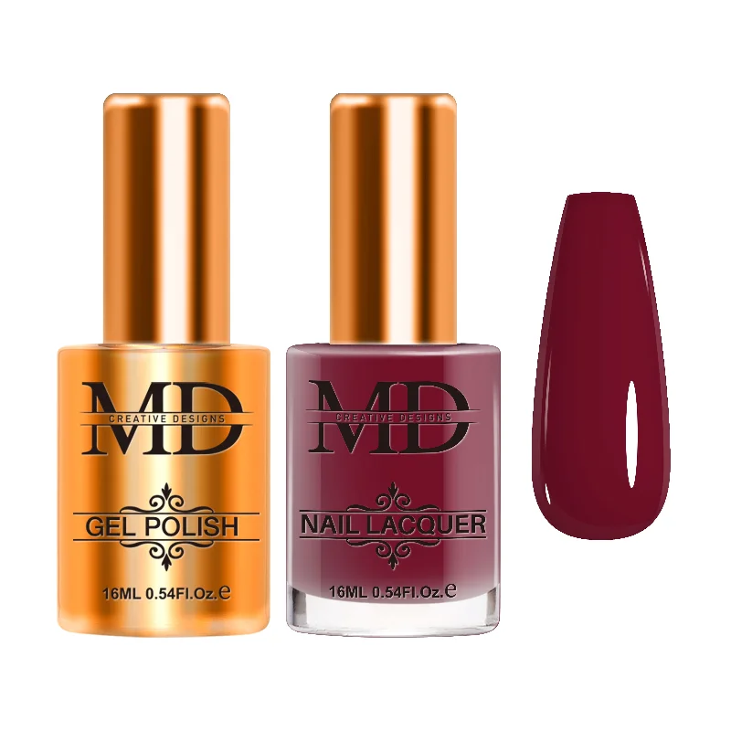 nail polish blind hue-MDNAIL 2IN1 GEL POLISH + NAIL LACQUER 0.5OZ - K36