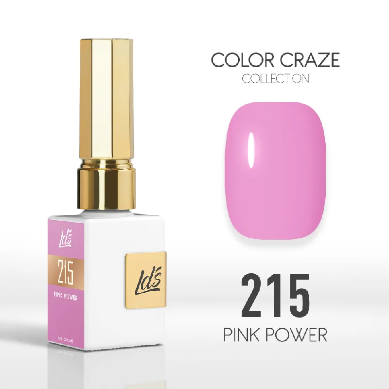 nail polish ledge cloud-LDS Color Craze Gel Nail Polish - 215 Pink Power - 0.5oz