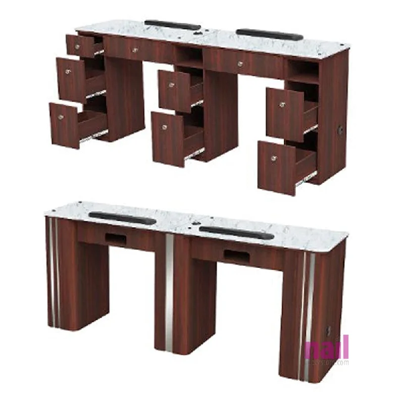 nail repair for chipped nails-Dakota Double Manicure Table - Each