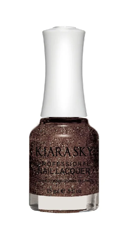 nail polish bar trunk-Kiara Sky Nail Lacquer - N467 Chocolate Glaze