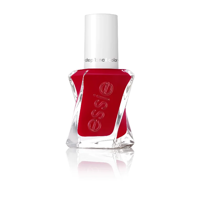 nail polish gather lace-Essie Gel Couture - Lady In Red 0.5 oz - #282