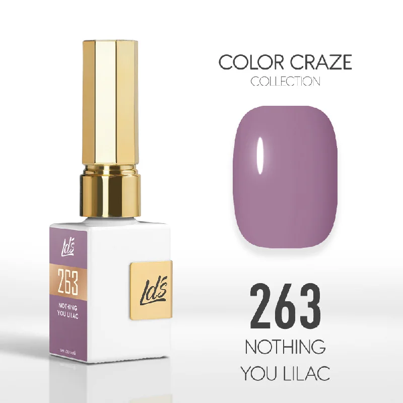 nail polish wind flue-LDS Color Craze Gel Nail Polish - 263 Nothing You Lilac - 0.5oz