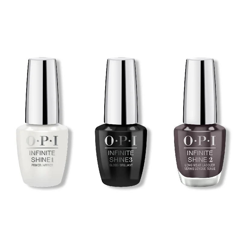 nail polish scroll jacquard-OPI - Infinite Shine Combo - Base, Top & Krona-logical Order - #ISLI55