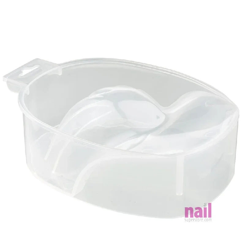 quick nail repair solutions-Acetone Resistant Manicure Bowl | Clear - Each