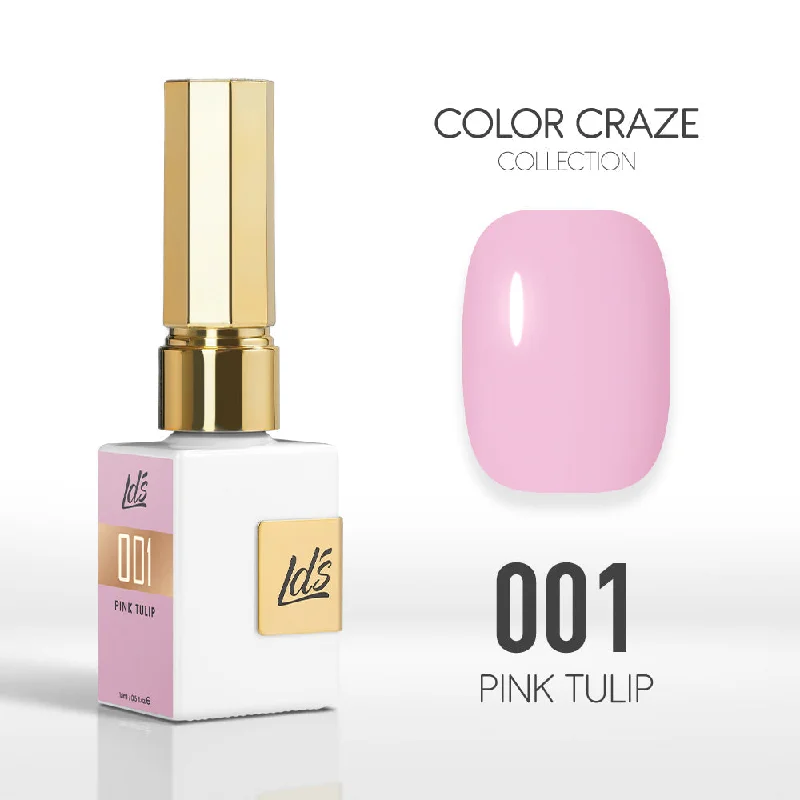 nail polish hue lantern-LDS Color Craze Gel Nail Polish - 001 Pink Tulip - 0.5oz