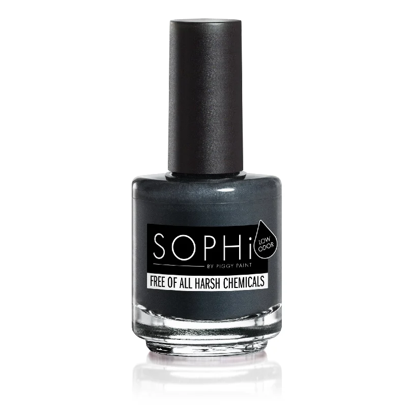 nail polish outline foam-Date Knight - Shimmery Black