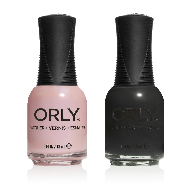 nail polish houndstooth noon-Orly - Nail Lacquer Combo - Ethereal Plane & Into The Deep