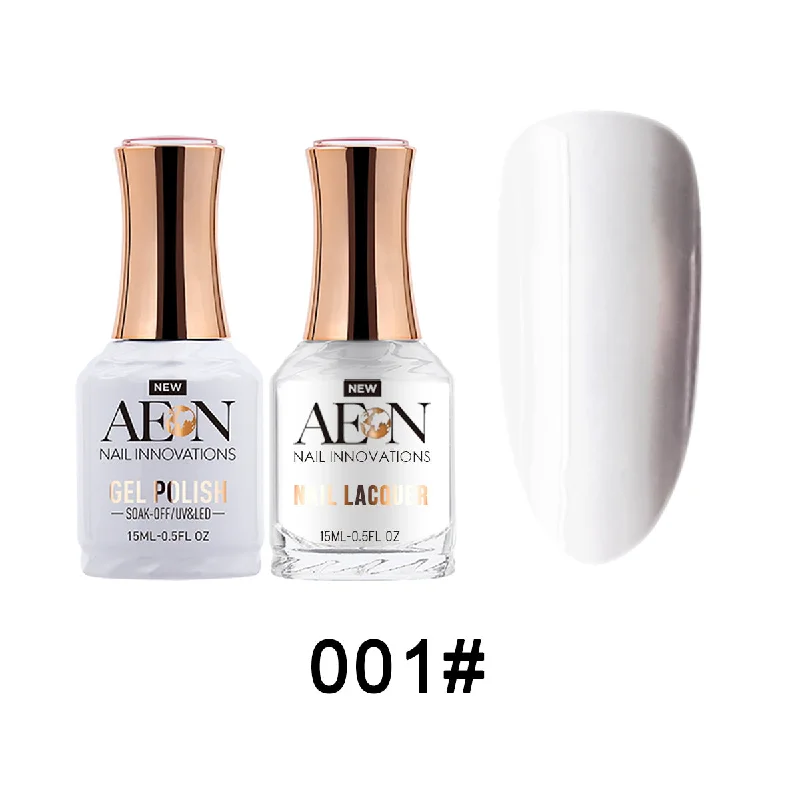 nail polish chamber ledger-Aeon Gel & Lacquer - Arctic White  - #1