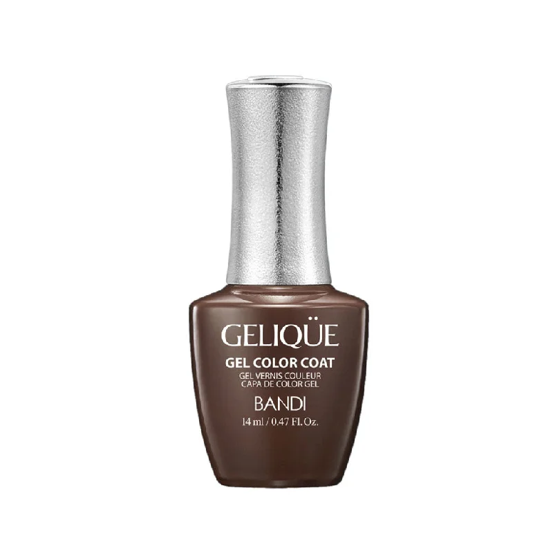 nail polish lathe chimney-Gelique - GF256 Snow Brown