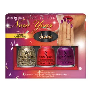 nail polish moat tumbler-Ring in the New Year Pack China Glaze Nail Varnish