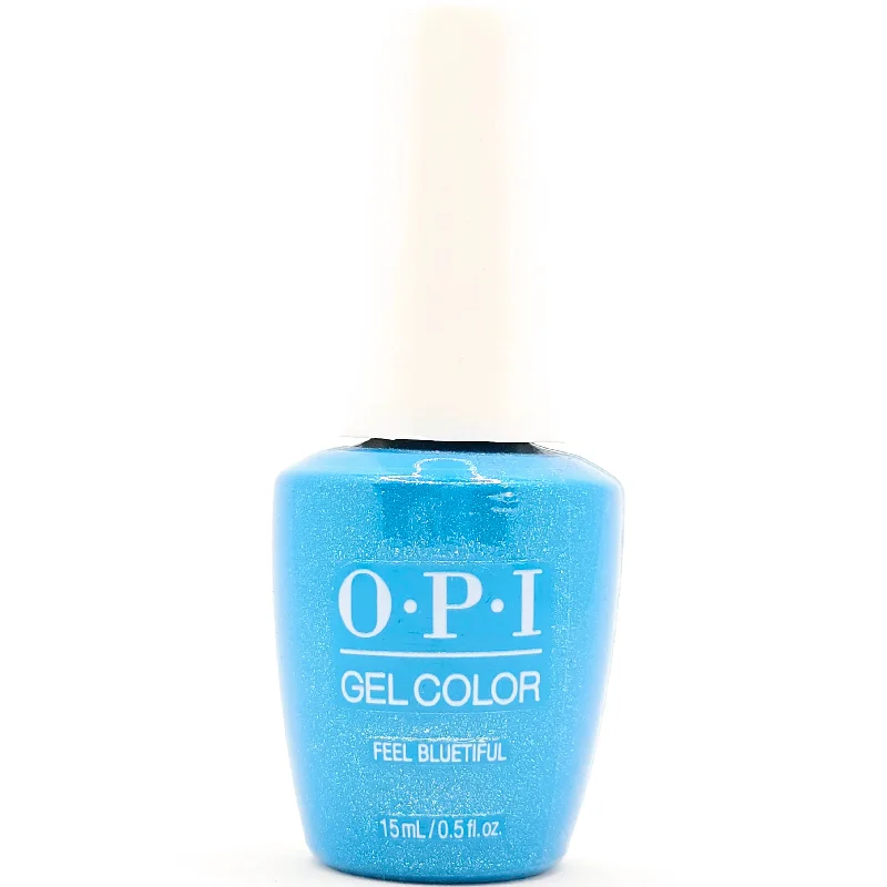 nail repair with nail rejuvenator-OPI Gel Colour GC B008 - FEEL BLUETIFUL