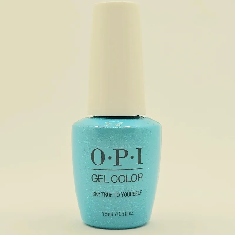 nail repair for nail smoothness-OPI Gel Colour GC B007 - SKY TRUE TO YOURSELF