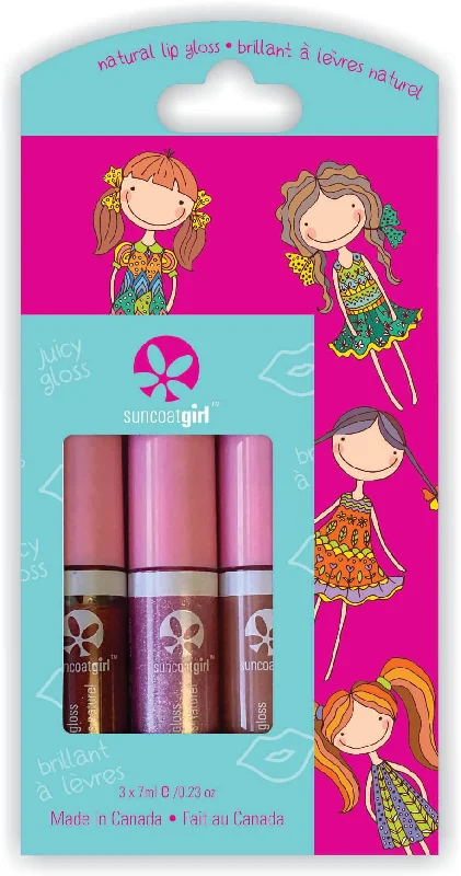 nail polish trail turret-Juicy Gloss Trio Lip Gloss Set