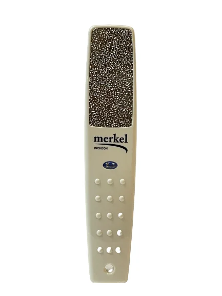 nail polish catacomb trunk-Dual Sided Merkel Foot File, Medium/Coarse - Trimmermate 100% Stainless Steel