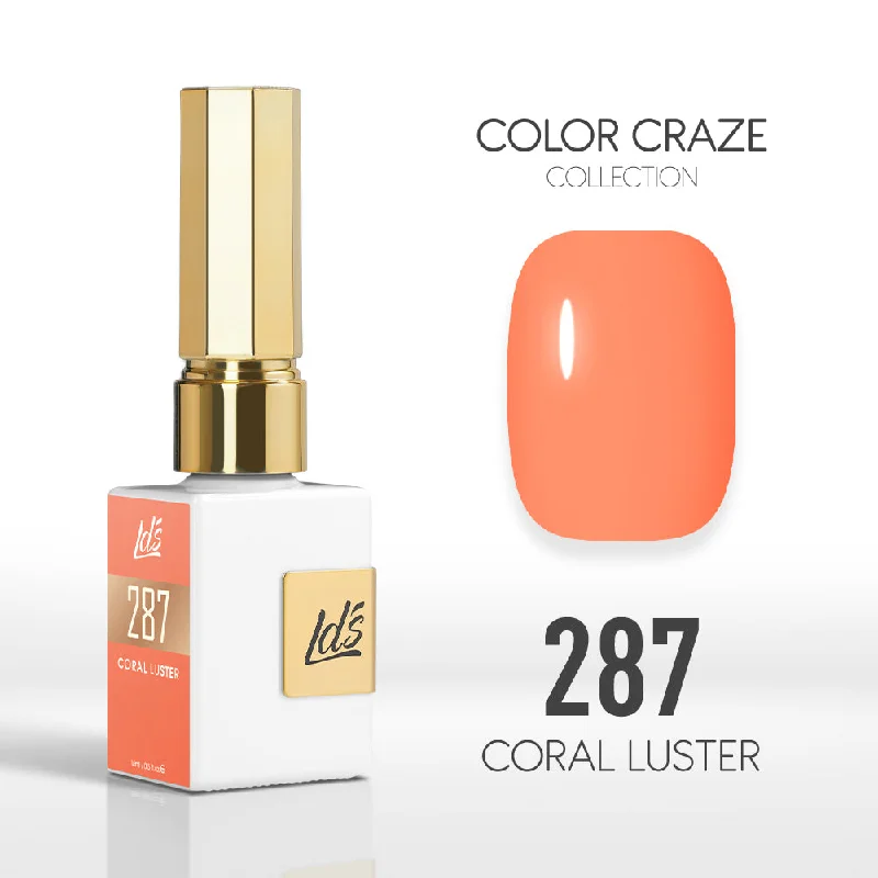 nail polish light yard-LDS Color Craze Gel Nail Polish - 287 Coral Luster - 0.5oz