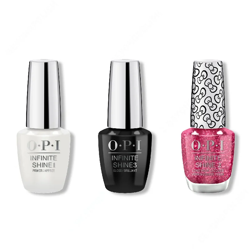 nail polish silk storm-OPI - Infinite Shine Combo - Base, Top & Dream In Glitter - #HRL45