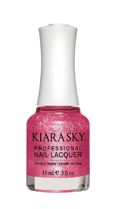 nail polish martini hearth-Kiara Sky Nail Lacquer - N422 Pink Lipstick