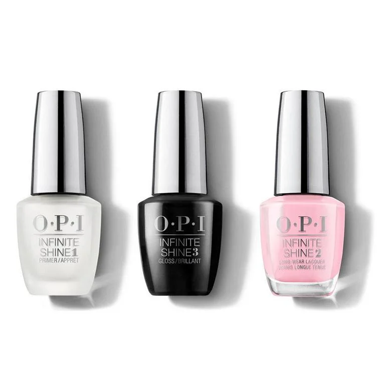 nail polish sparkle ripple-OPI - Infinite Shine Combo - Base, Top & Follow Your Bliss 0.5 oz - #ISL45