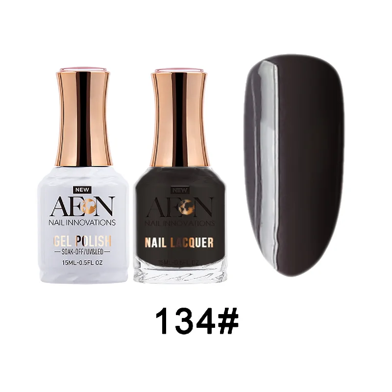 nail polish relic scroll-Aeon Gel & Lacquer - Black Magic  - #134