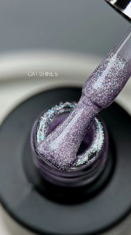 nail polish bark polish-Gel polish Cat Shine №5 9 ml Saga Professional