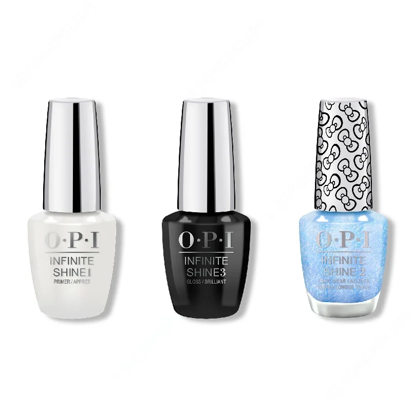 nail polish flag houndstooth-OPI - Infinite Shine Combo - Base, Top & Let Love Sparkle - #HRL39