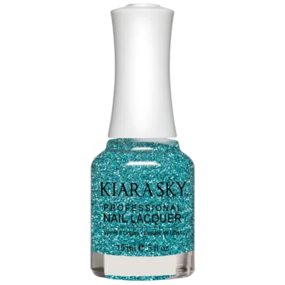 nail polish damask twilight-Kiara Sky All-In-One Nail Polish - N5075 COSMIC BLUE