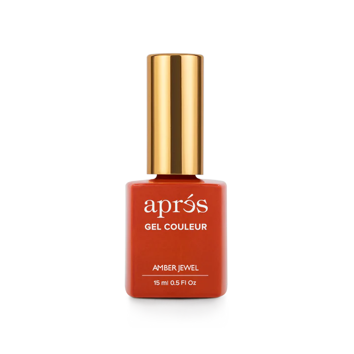 nail polish cushion gem-APRES - J17 Amber Jewel Gel Couleur