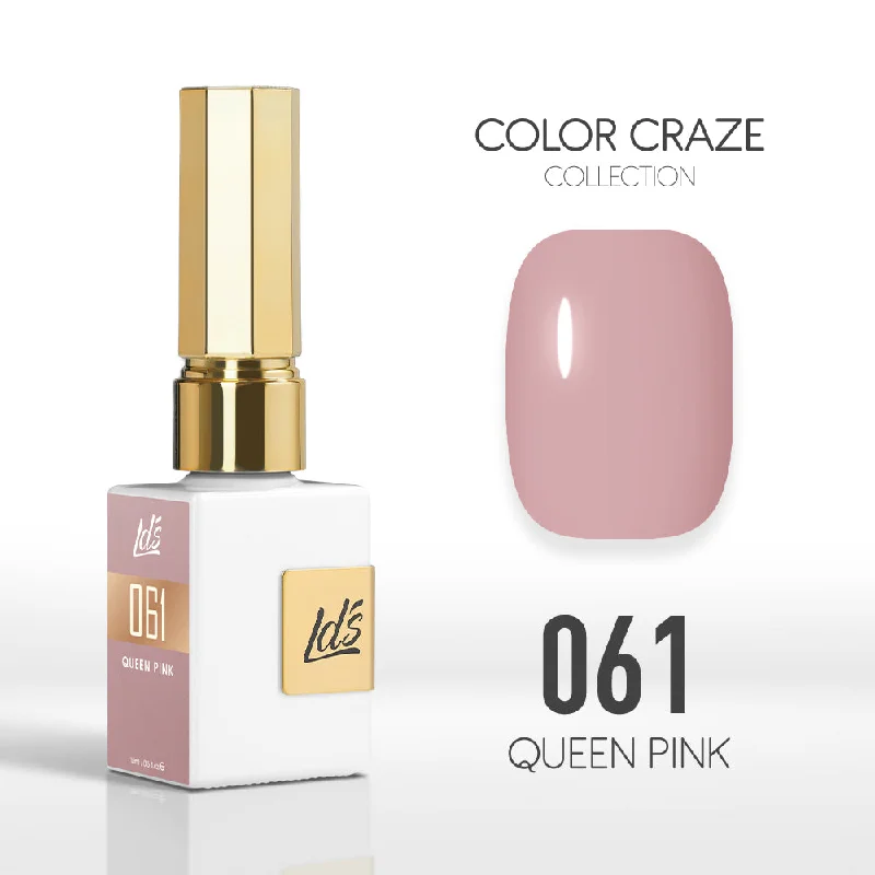 nail polish ray hedge-LDS Color Craze Gel Nail Polish - 061 Queen Pink - 0.5oz