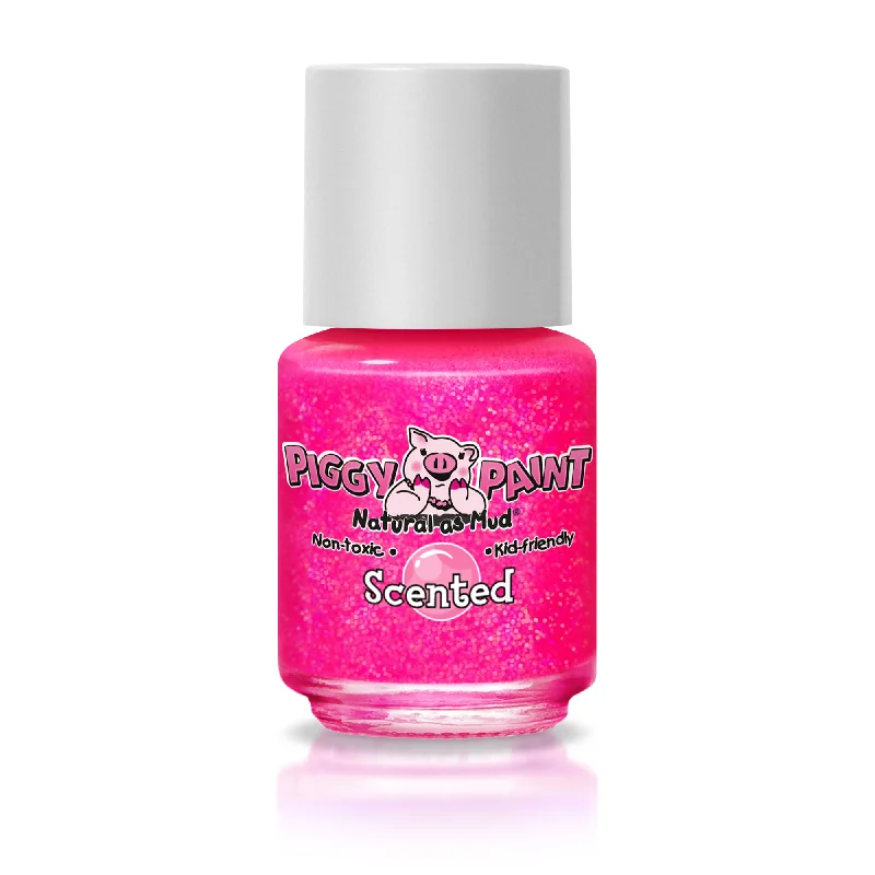 nail polish night sponge-Bubble Gum Bash - Scented Hot Pink