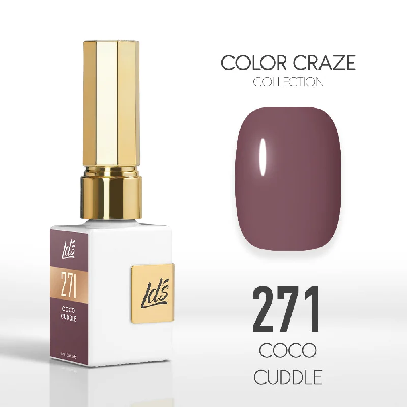 nail polish drizzle beam-LDS Color Craze Gel Nail Polish - 271 Cocoa Cuddle - 0.5oz