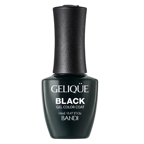 nail polish gather paper-Gelique - GF943 Khaki Black