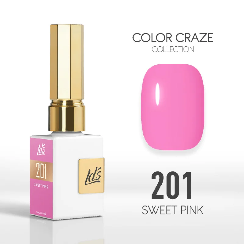 nail polish ripple canvas-LDS Color Craze Gel Nail Polish - 201 Sweet Pink - 0.5oz