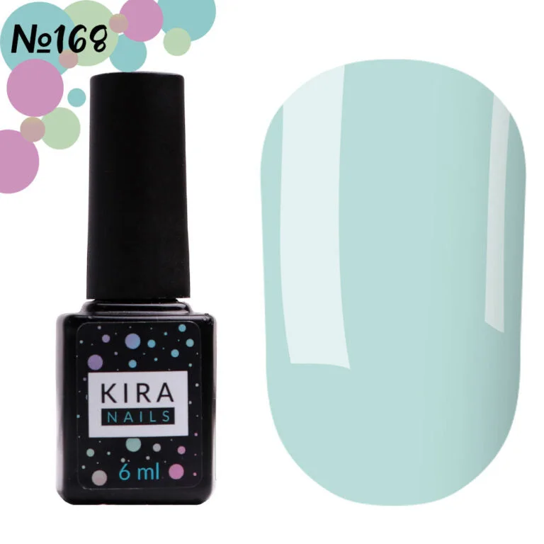 nail repair with nail conditioner gel-Kira Nails Gel Polish 168 6 ml