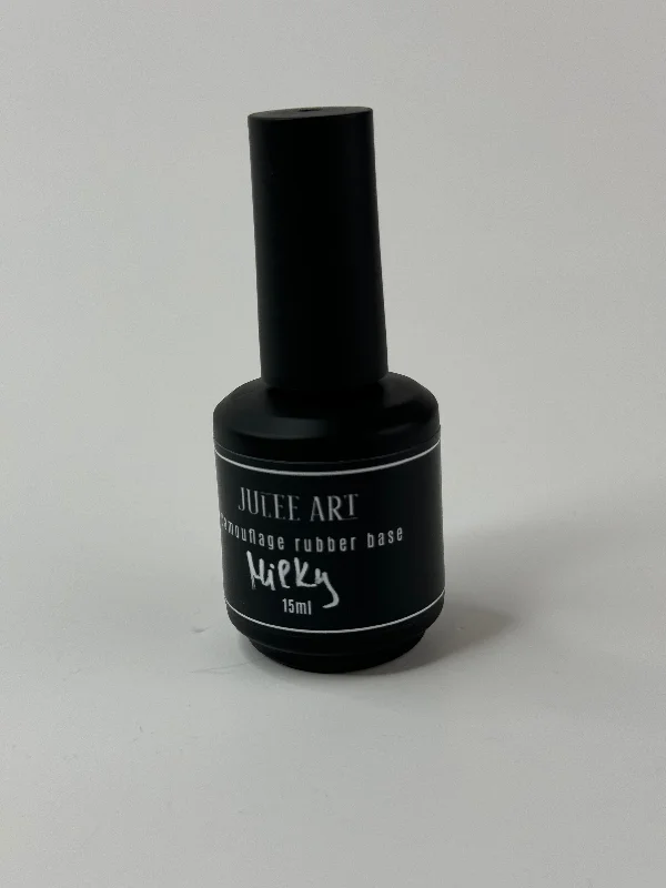 nail repair with calcium-Julee Art Camouflage rubber base "Milky"