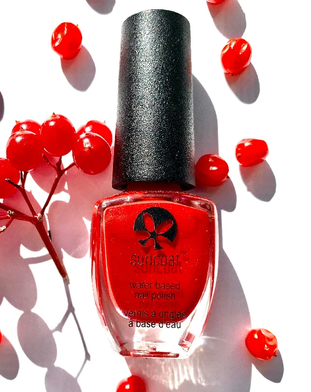 nail polish check crest-Poppy Red