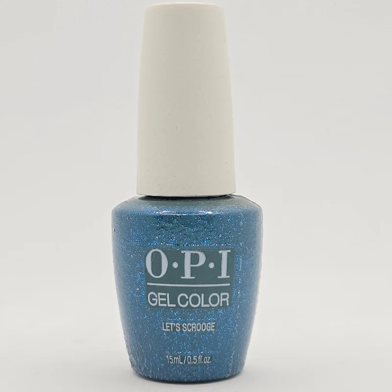 nail repair with protein treatment-OPI GEL COLOR - LET'S SCROOGE - HP Q04