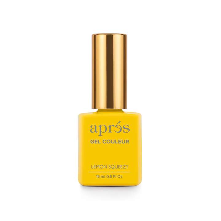 nail polish temple feather-APRES - 363 Lemon Squeezy Gel Couleur