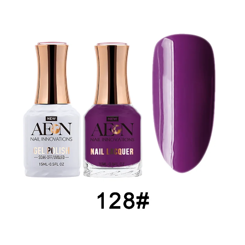 nail polish table ruin-Aeon Gel & Lacquer - That Blue Me Away  - #128A