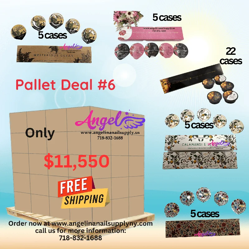 nail polish tower map-Pallet Deal #6 Angel Mix Products:  Dream 5-Step Luxury Spa