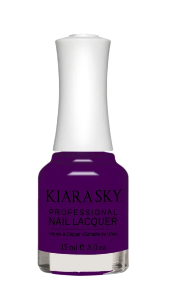 nail polish ribbon matte-Kiara Sky Nail Lacquer - N596 Royal