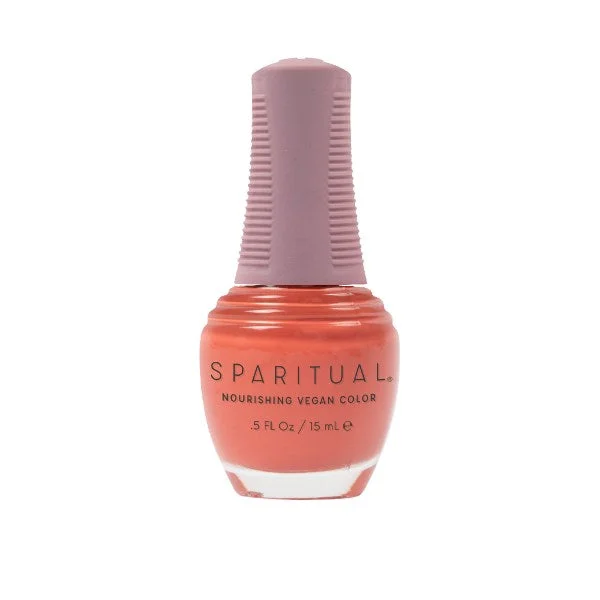 nail polish shimmer fabric-SpaRitual® Cooking with Friends - Salmon Pink Crème -15ml